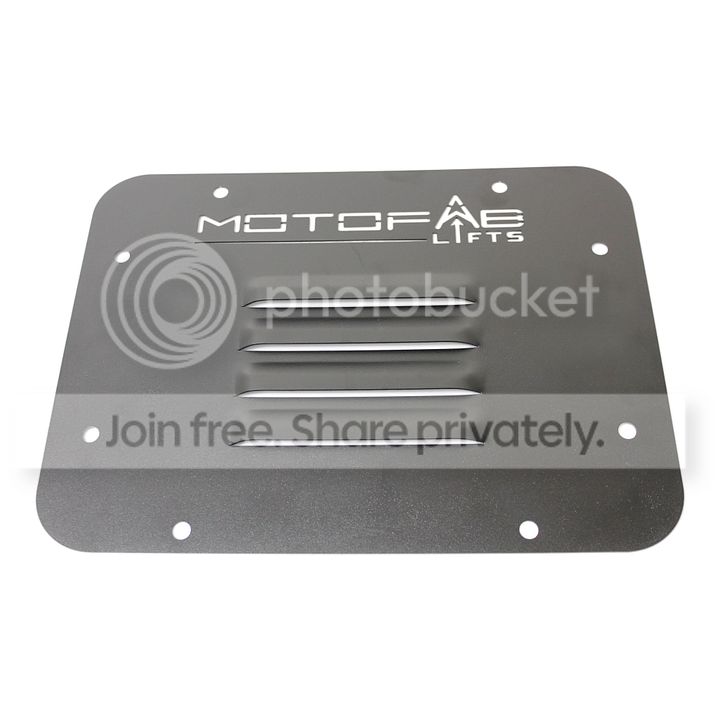 JK spare tire delete-Louver