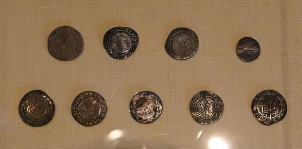 Eight sixpenses, dated 1561 - 1583