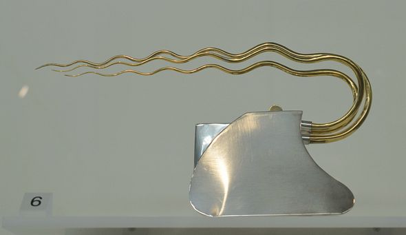 Silver & gold plate teapot, 1991