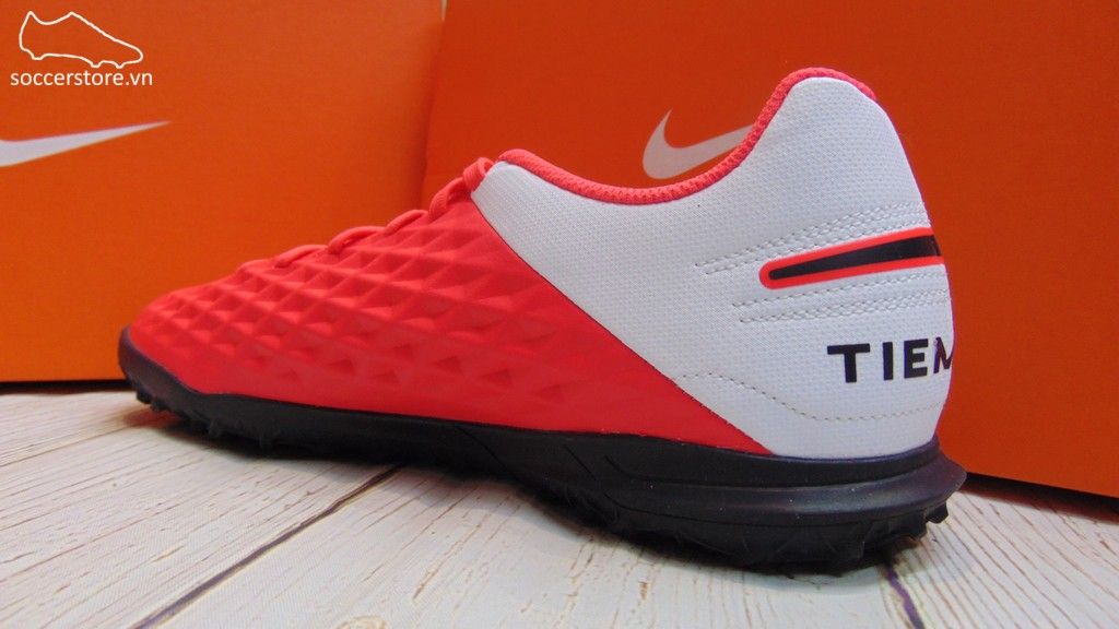 Nike Tiempo Legend VIII Club TF - Laser Crimson/ Black/ White - AT6109-606