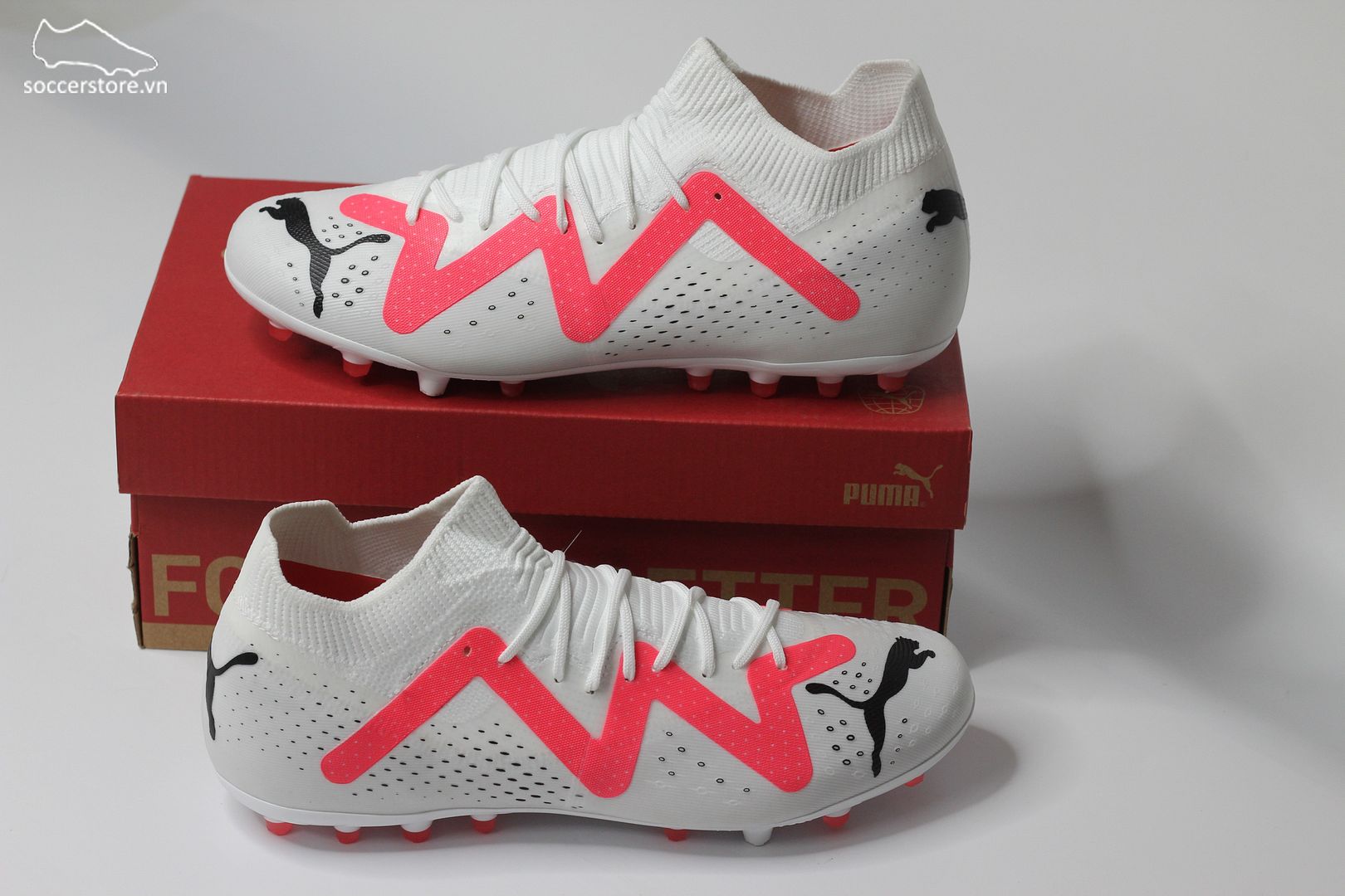 Puma Future Match MG Breakthrough pack màu trắng đỏ 107373-01