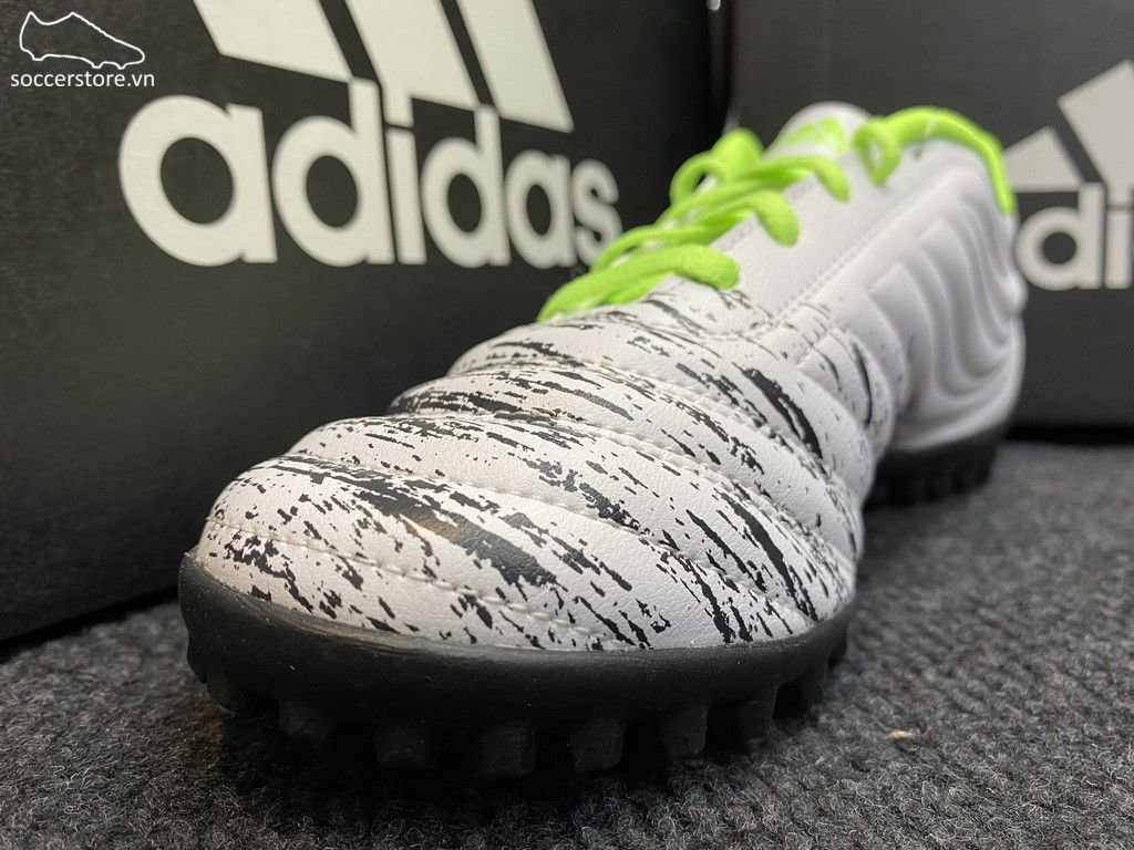 Adidas Copa 20.4 TF Uniforia- White/ Core Black/ Signal Green G28520