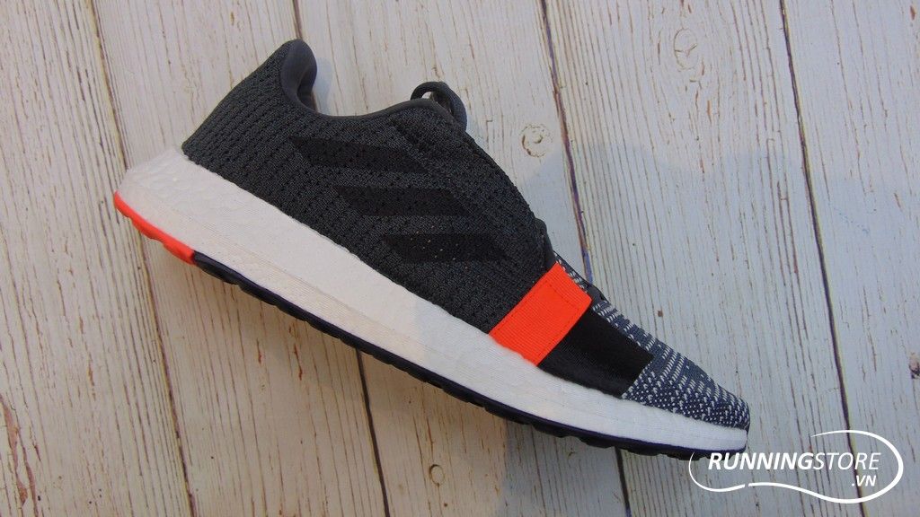Adidas SenseBoost Go - Grey Six / Core Black / Solar Red - G26942