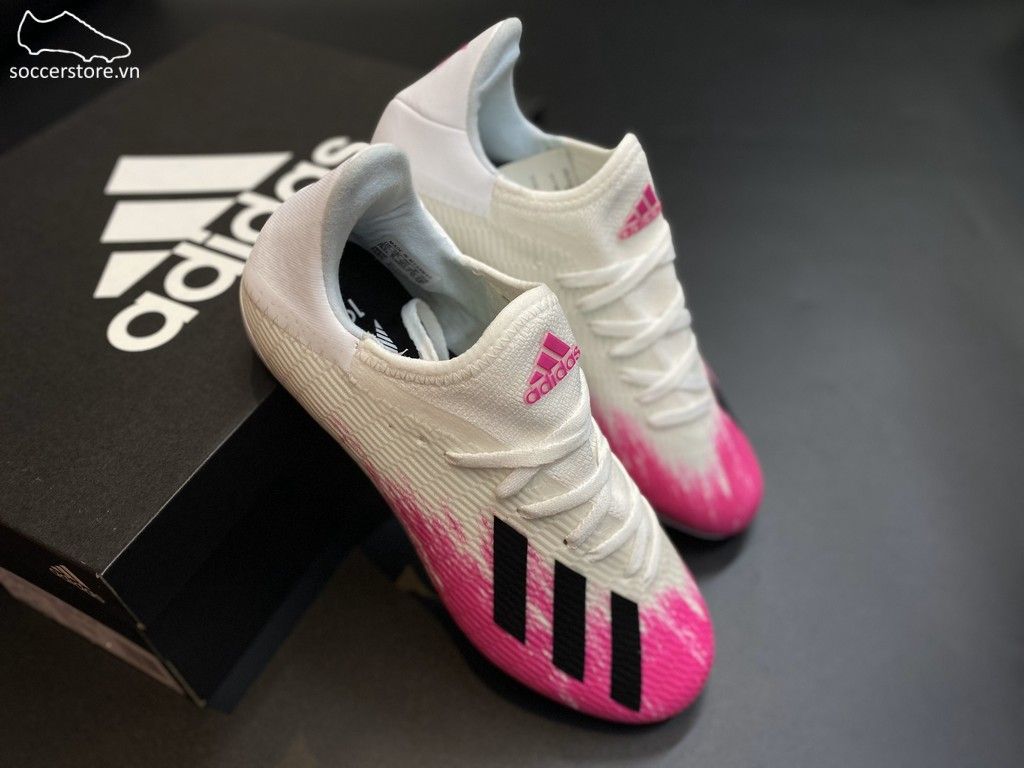 Adidas X 19.3 FG Uniforia- White/ Core Black/ Shock Pink EG7132