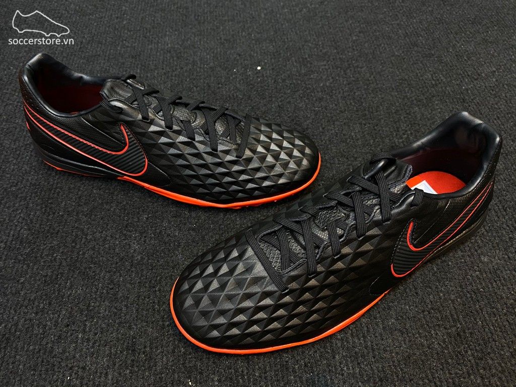Nike Tiempo 8 Pro TF Black x Chile Red-AT6136-060