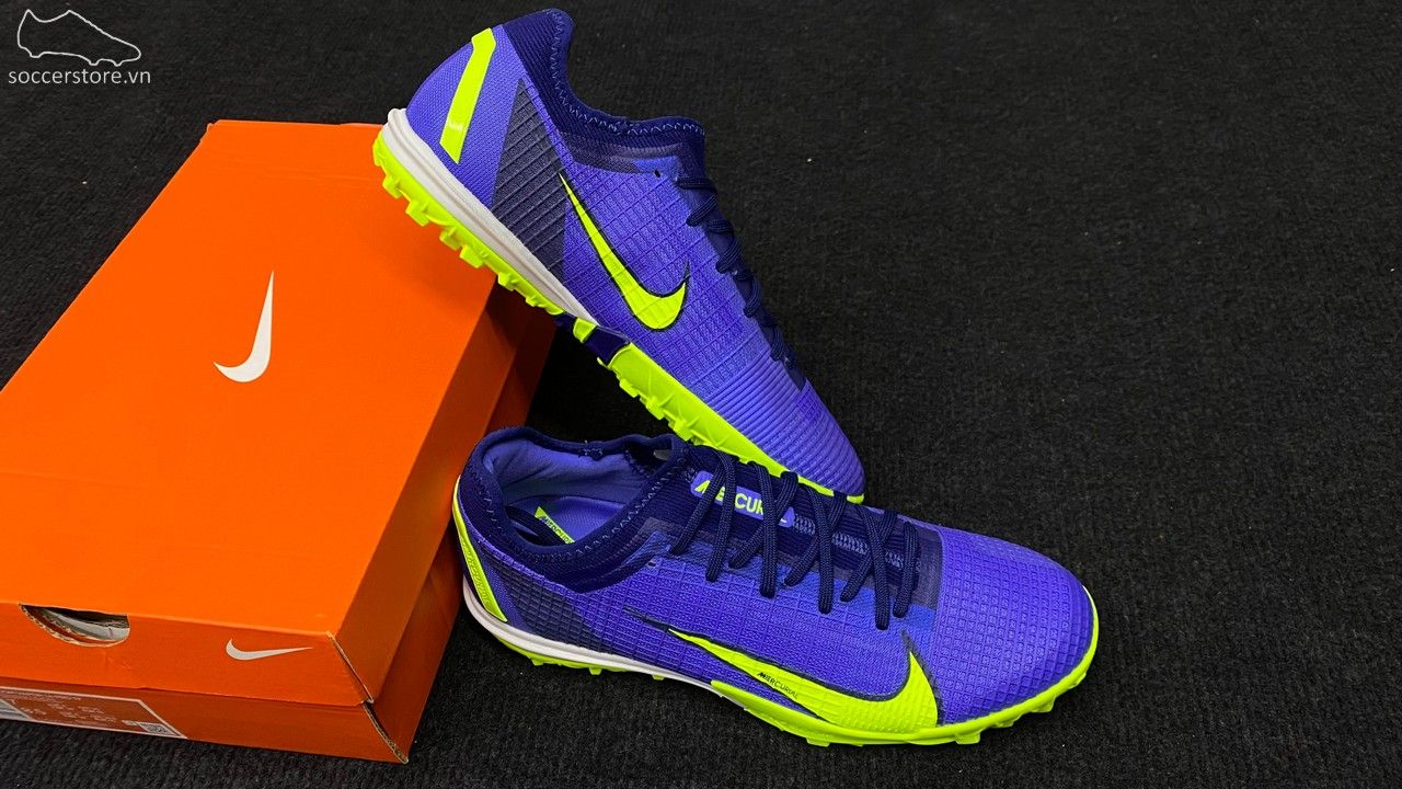 Nike Mercurial Vapor 14 Pro TF Recharge pack- Sapphire/ Volt/ Blue Void CV1001-574