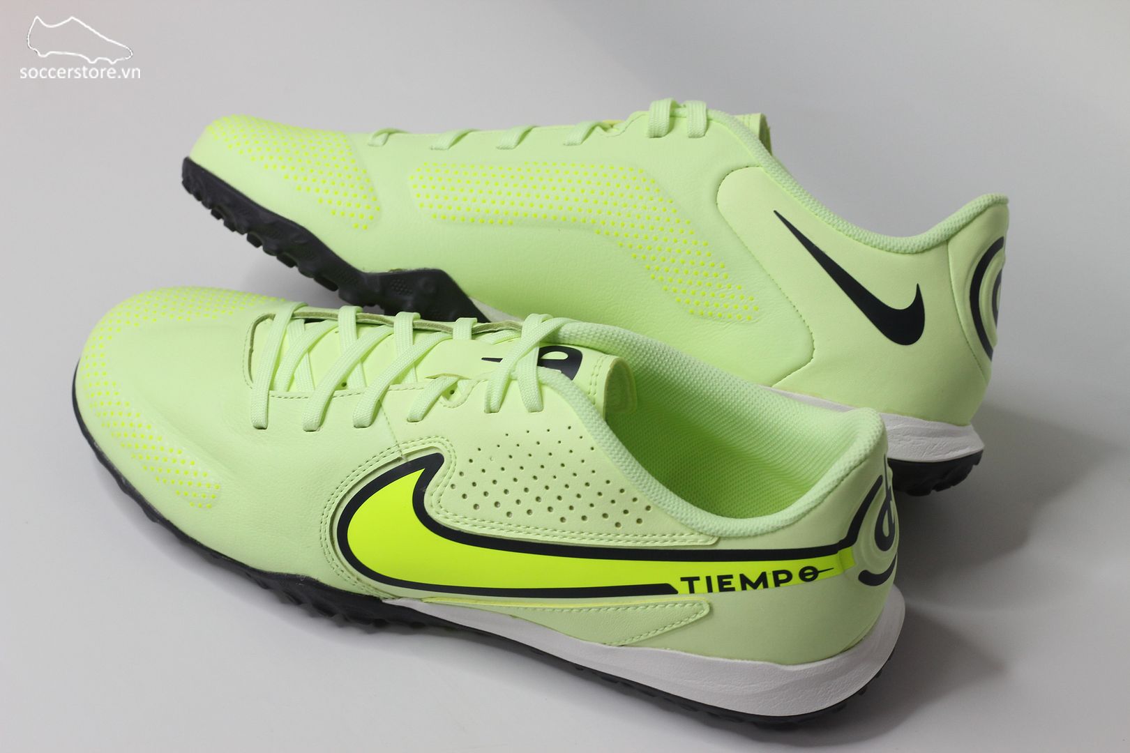 Giày Nike Tiempo Legend 9 Academy TF Luminous pack màu xanh mạ DA1191-705