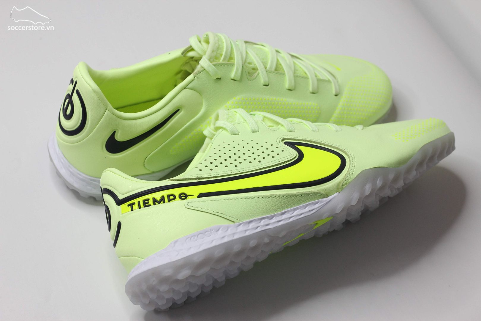 Nike Tiempo Legend 9 Pro TF React - Luminous pack màu xanh lá mạ DA1192-705