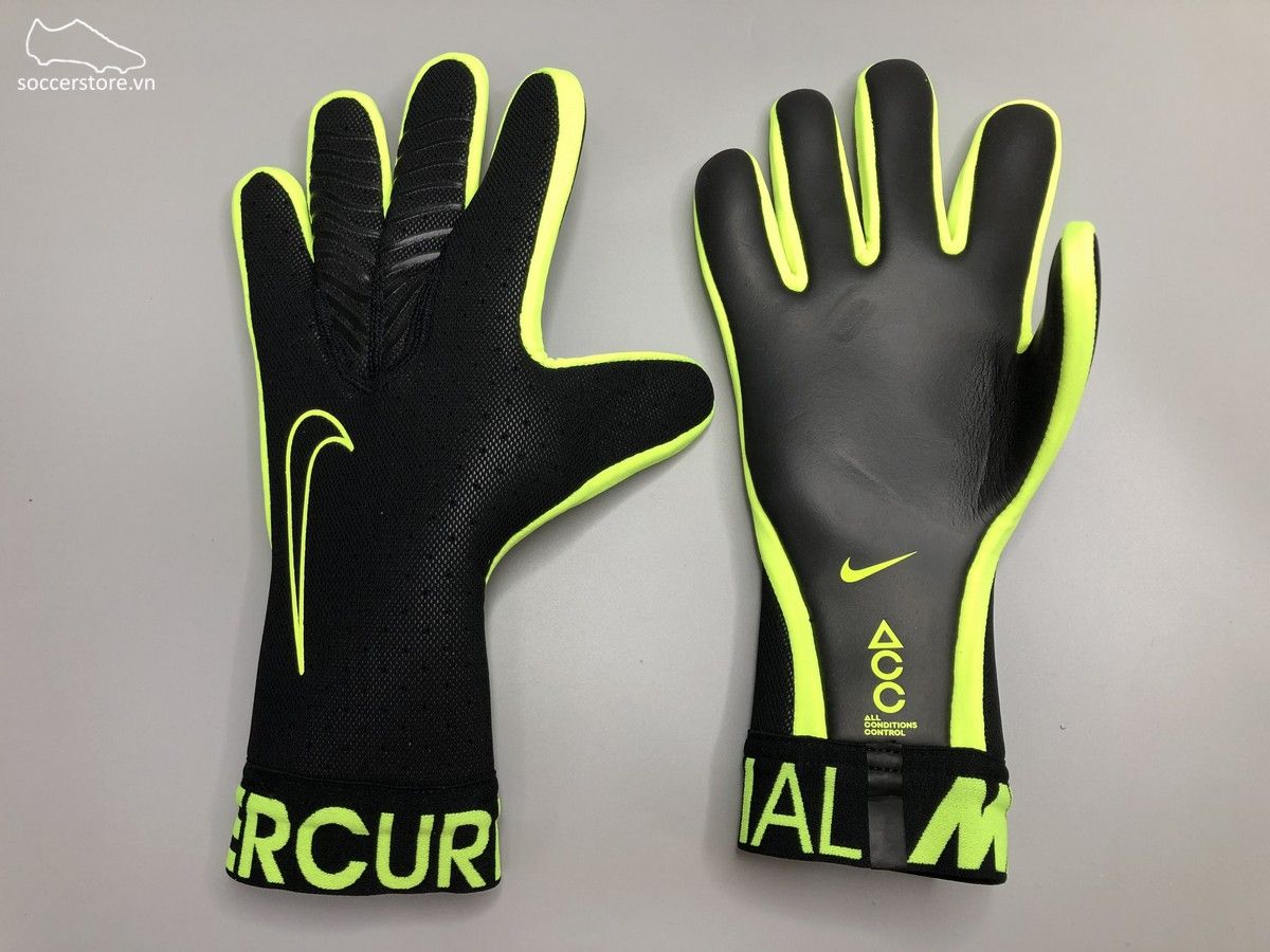 Nike Mercurial Touch Elite GK Gloves- màu đen chuối - DC1980-013