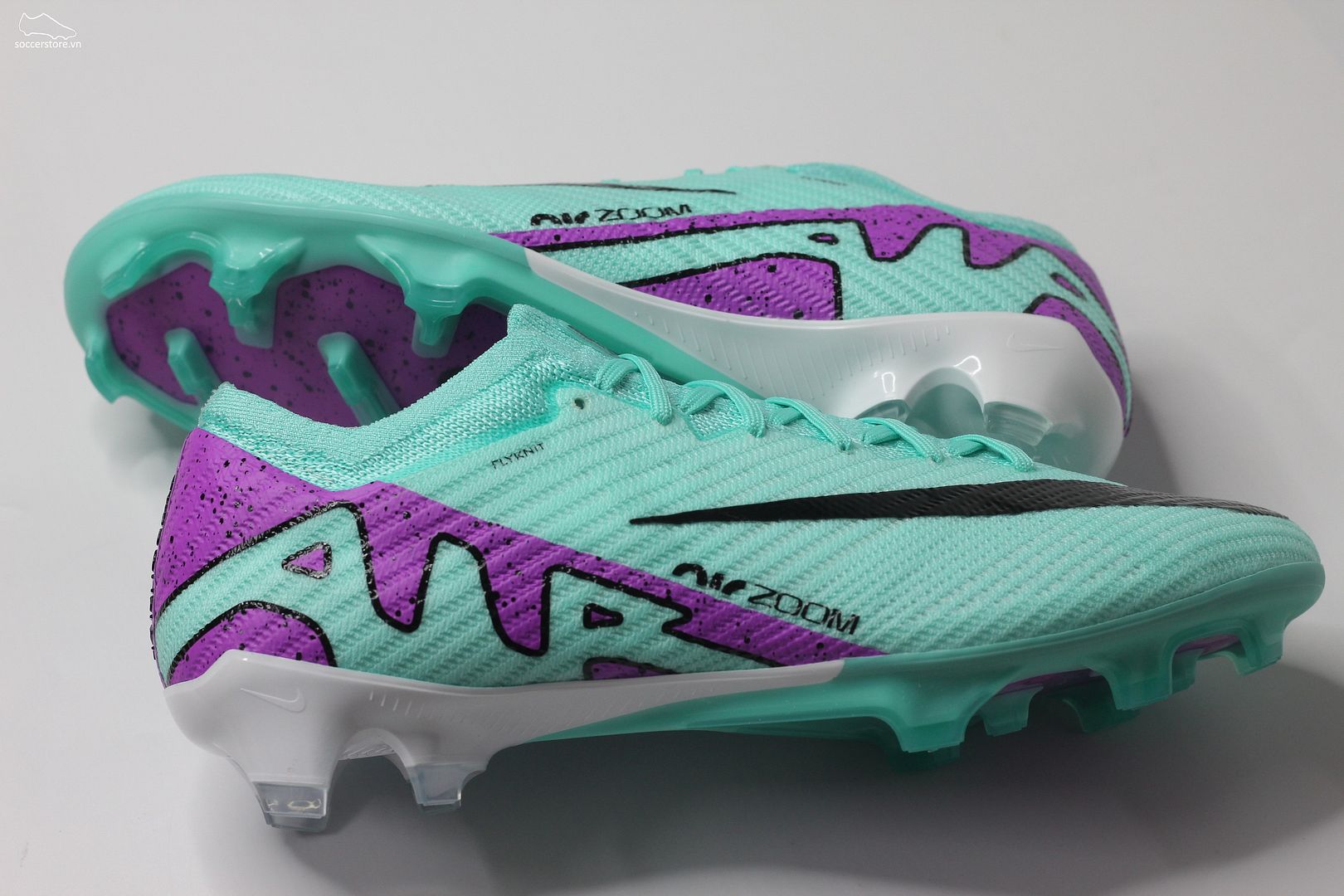 Nike Mercurial Vapor 15 Elite FG Air Zoom màu xanh mint – Peak Ready pack DJ4978-300