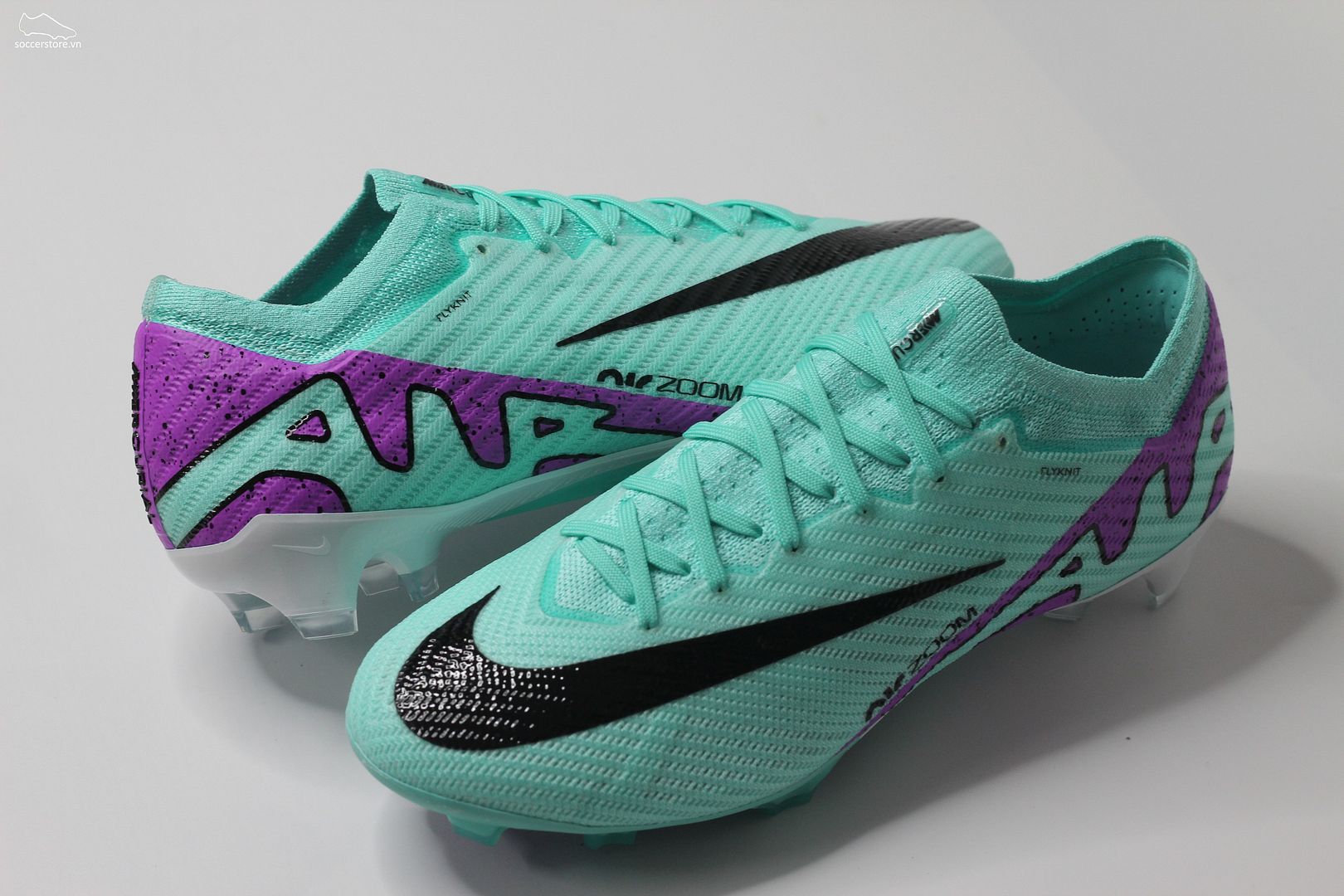 Nike Mercurial Vapor 15 Elite FG Air Zoom màu xanh mint – Peak Ready pack DJ4978-300