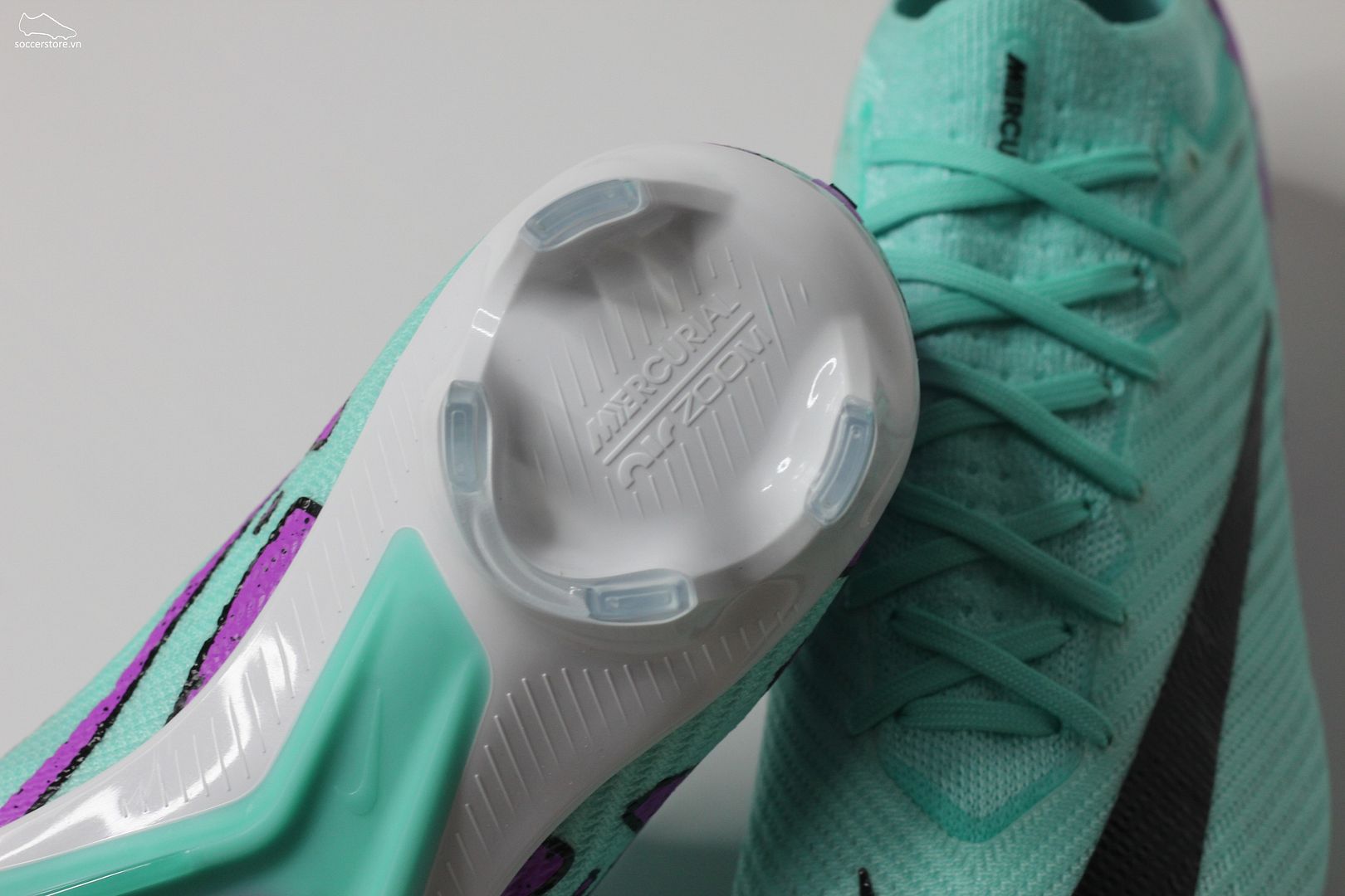 Nike Mercurial Vapor 15 Elite FG Air Zoom màu xanh mint – Peak Ready pack DJ4978-300