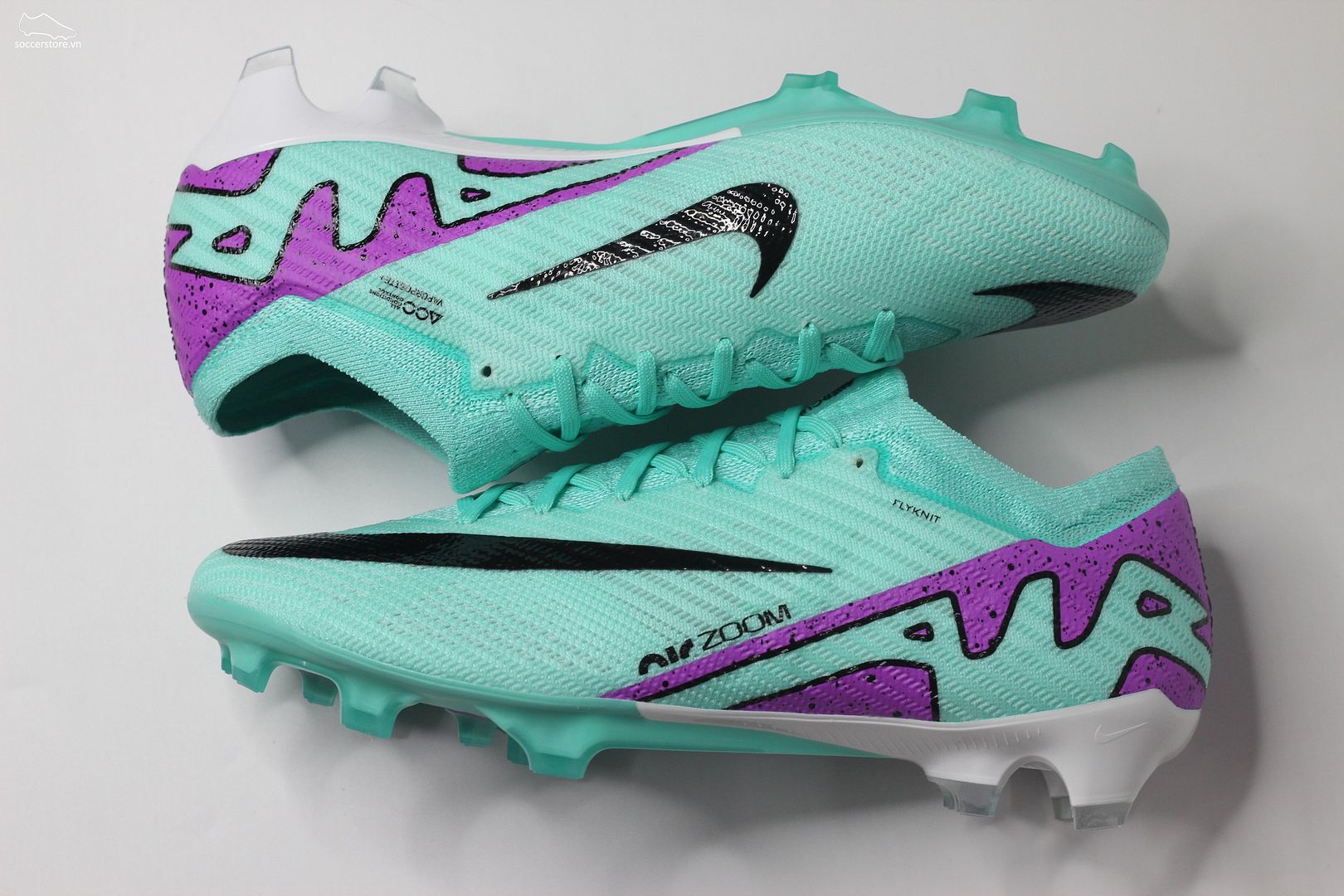 Nike Mercurial Vapor 15 Elite FG Air Zoom màu xanh mint – Peak Ready pack DJ4978-300