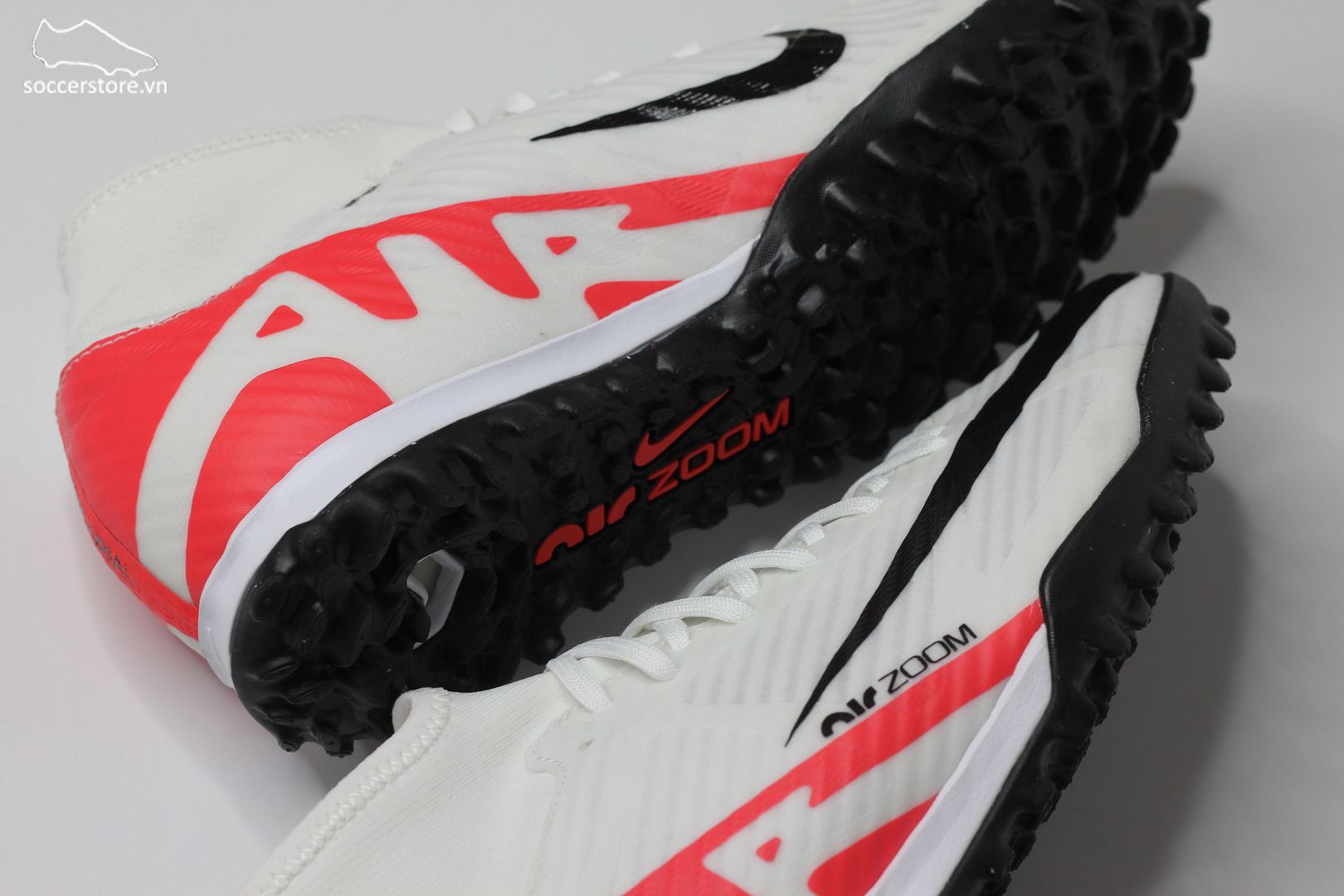Nike Mercurial Superfly 9 Academy TF Air Zoom Ready pack màu trắng đỏ DJ5629-600