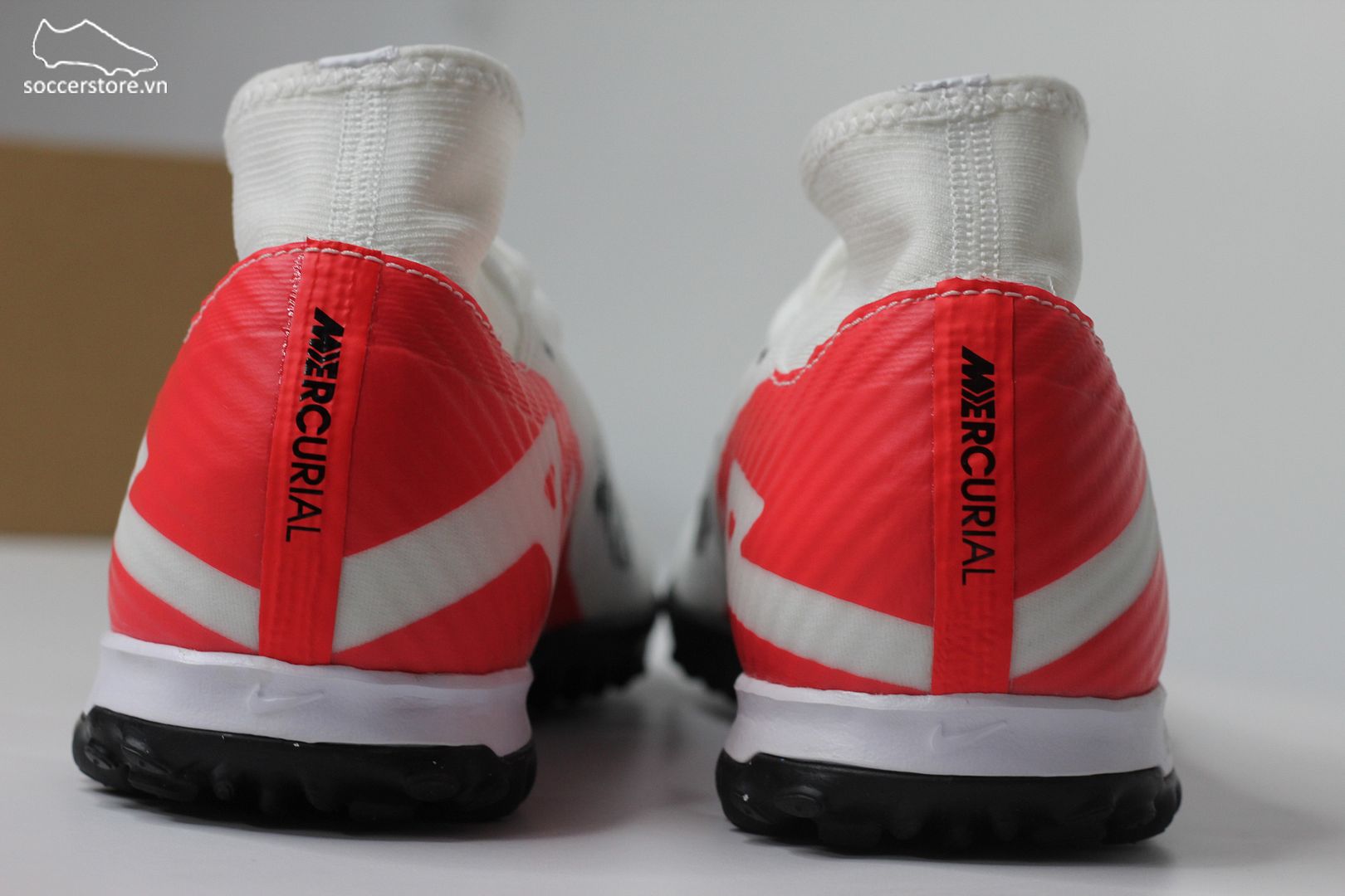 Nike Mercurial Superfly 9 Academy TF Air Zoom Ready pack màu trắng đỏ DJ5629-600