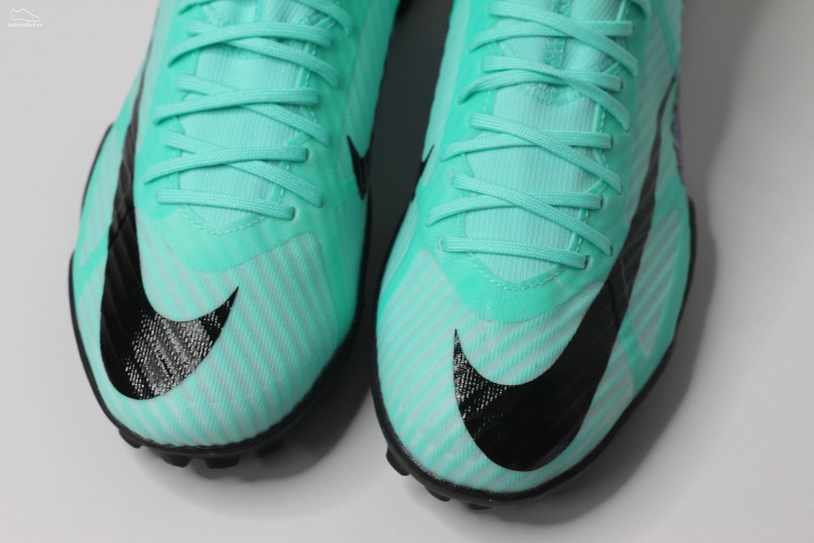 Nike Mercurial Superfly 9 TF Air Zoom màu xanh bạc hà Champions league pack - DJ5629-300