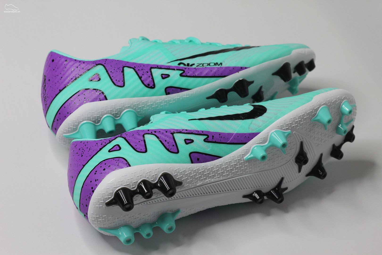 Nike Mercurial Vapor 15 Academy AG Air Zoom màu xanh mint– Peak Ready pack DJ5630-300