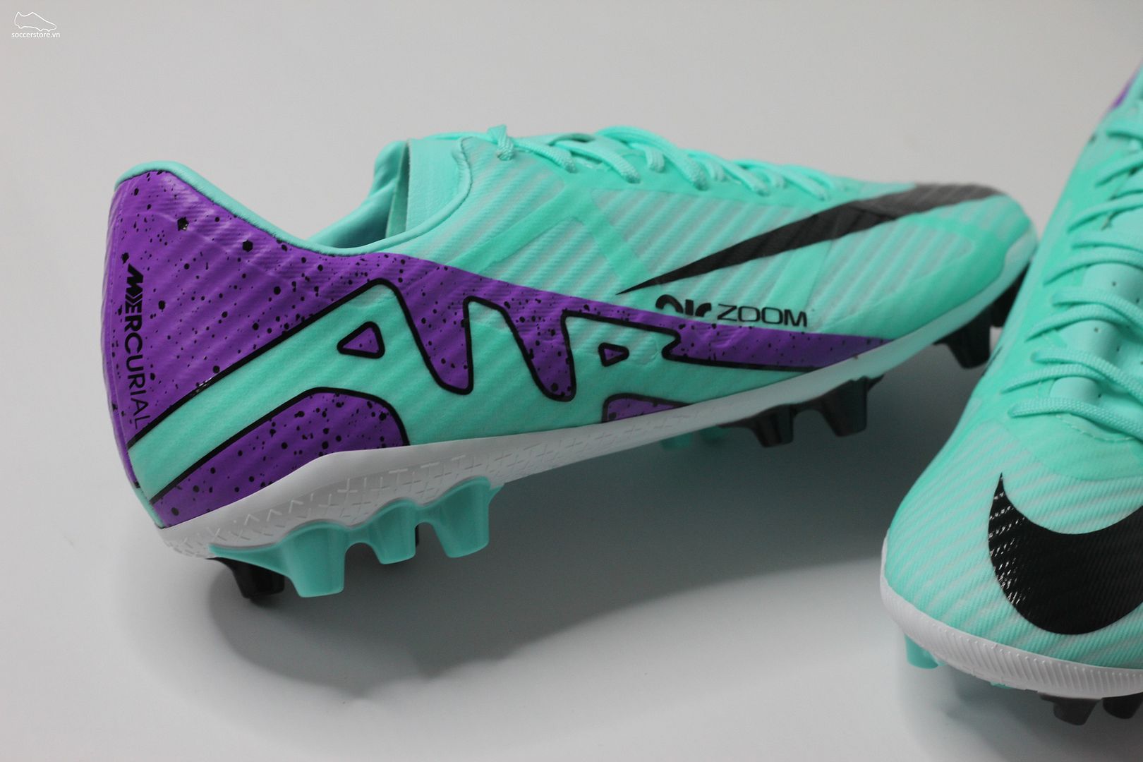 Nike Mercurial Vapor 15 Academy AG Air Zoom màu xanh mint– Peak Ready pack DJ5630-300