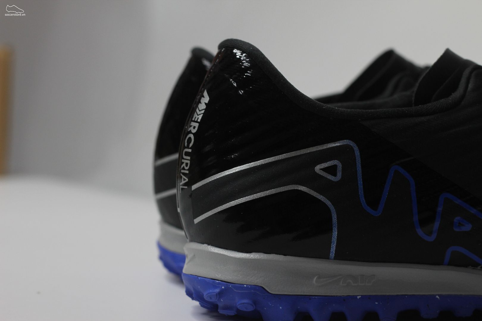 Nike Mercurial Vapor 15 Academy TF Air Zoom màu đen xanh DJ5635-040