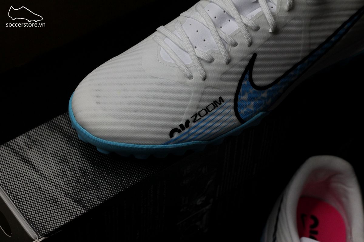 Nike Mercurial Vapor 15 Academy TF Air Zoom Blast Pack màu trắng xanh – DJ5635-146