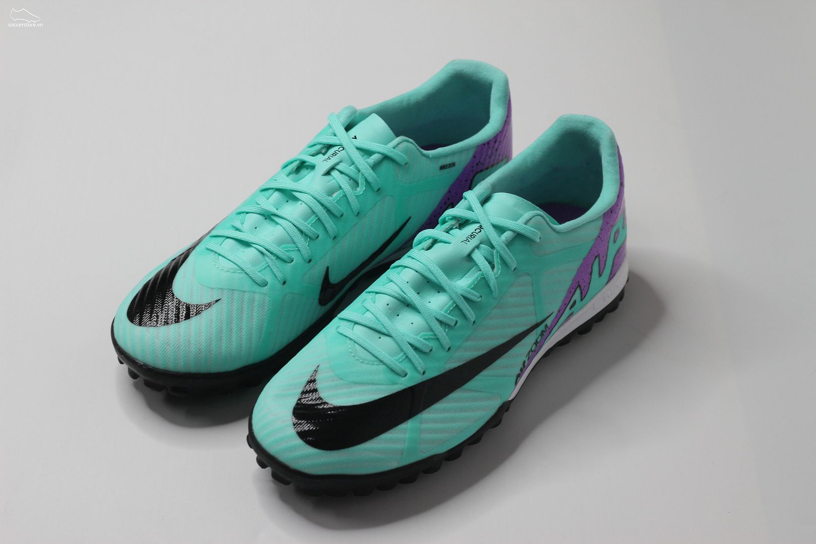Nike Mercurial Vapor 15 Academy TF màu xanh mint– Peak Ready pack DJ5635-300