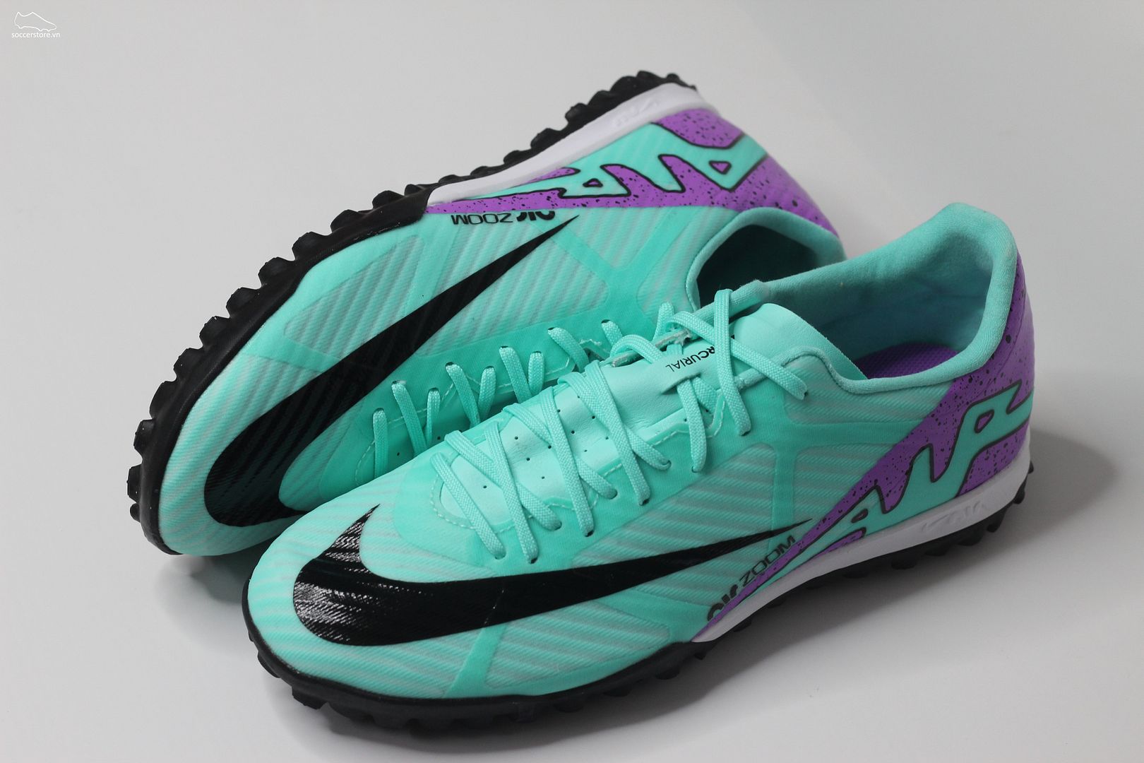 Nike Mercurial Vapor 15 Academy TF màu xanh mint– Peak Ready pack DJ5635-300