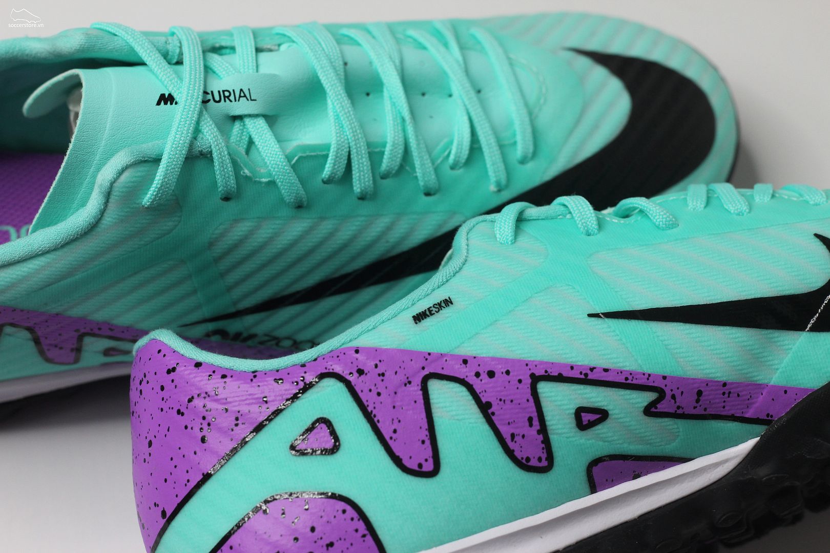 Nike Mercurial Vapor 15 Academy TF màu xanh mint– Peak Ready pack DJ5635-300