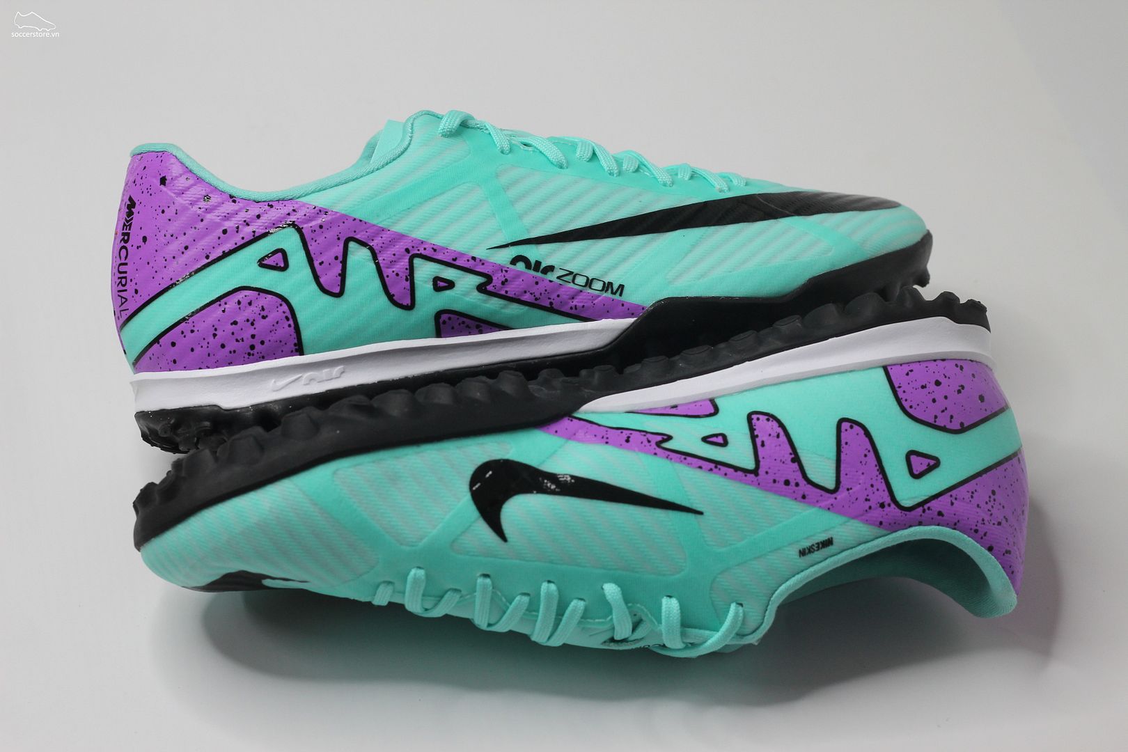Nike Mercurial Vapor 15 Academy TF màu xanh mint– Peak Ready pack DJ5635-300
