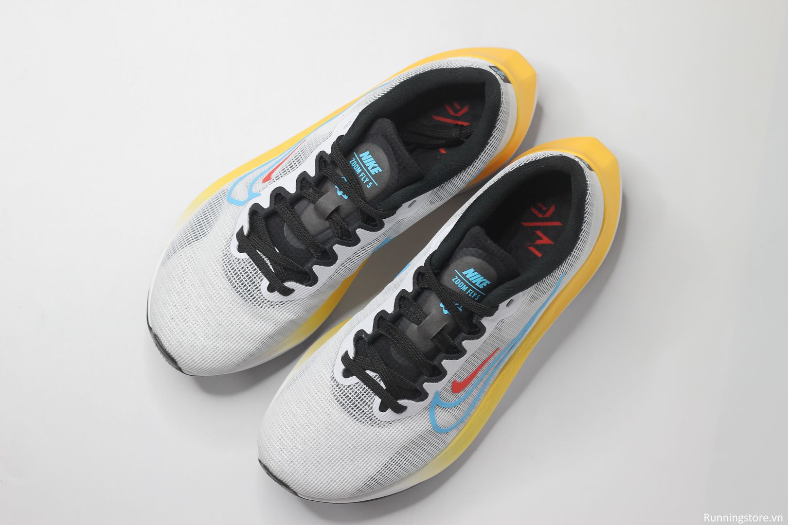 Nike Zoom Fly 5- Black/ White/ Picante Red/ Baltic Blue DM8974-002 