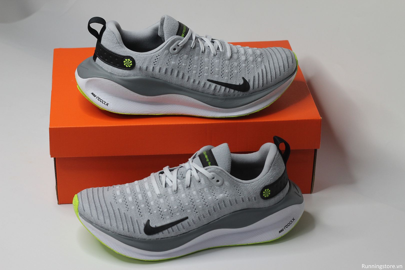 Nike InfinityRN 4 ReactX Grey/ Yellow/ White màu xám DR2665-002