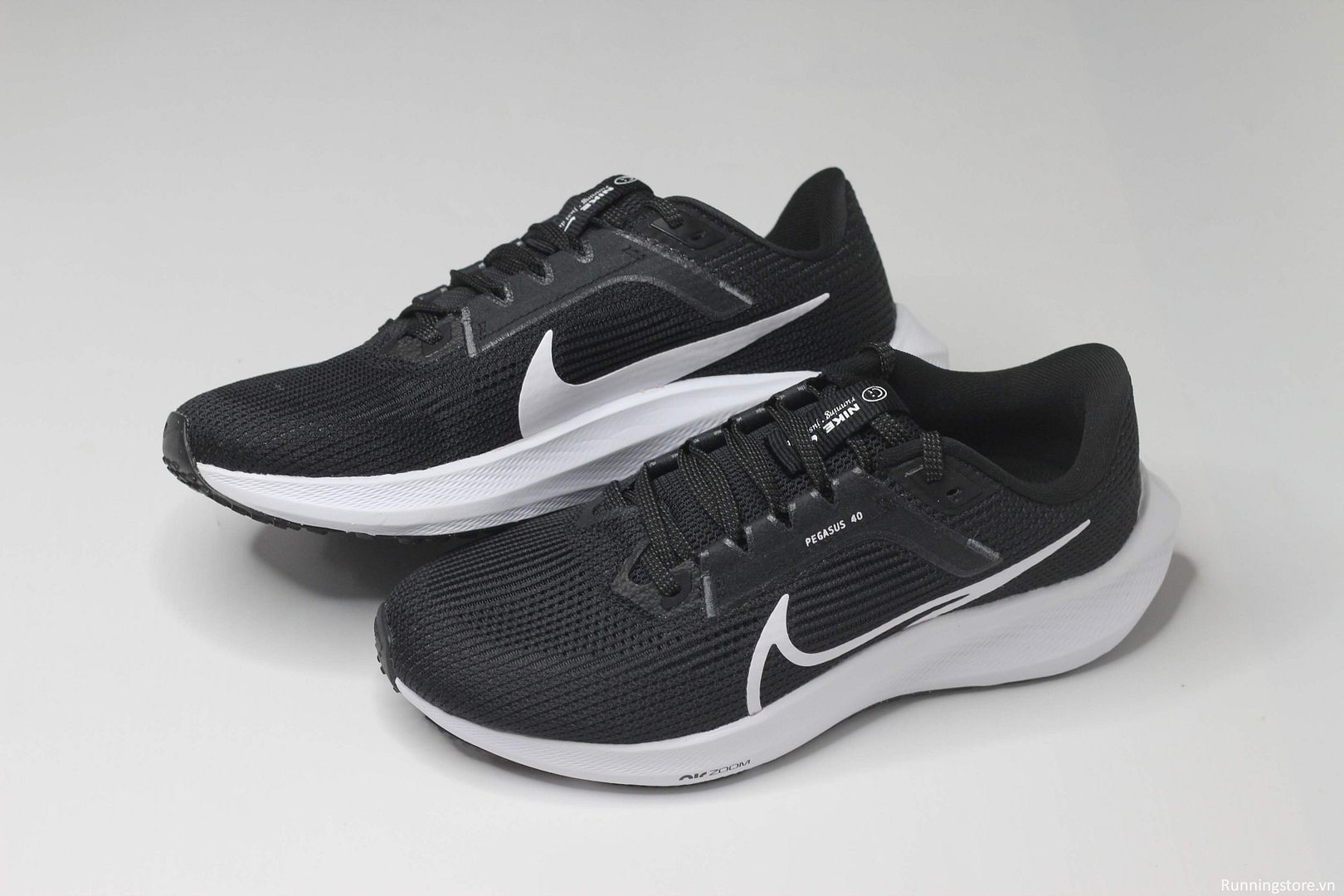 Giày chạy bộ nữ Nike Pegasus 40 Air Zoom W black/ white DV3854-001