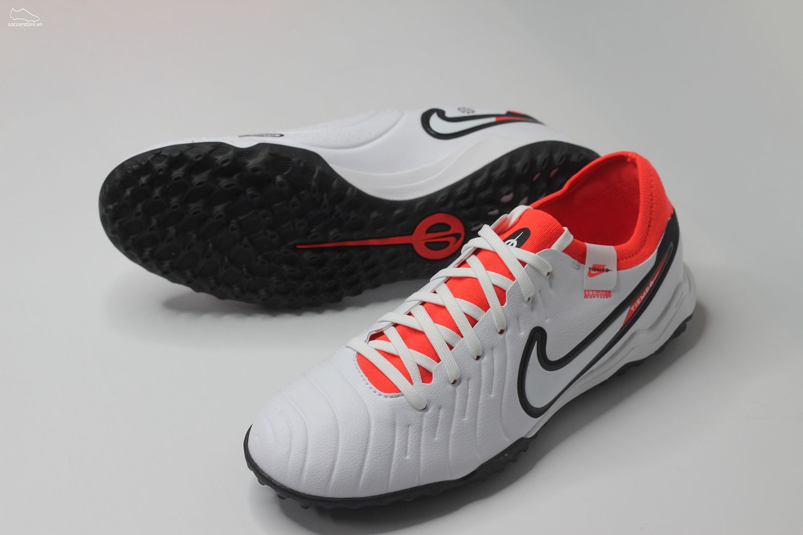 Nike Tiempo Legend 10 Pro TF màu trắng đỏ đen DV4336-100