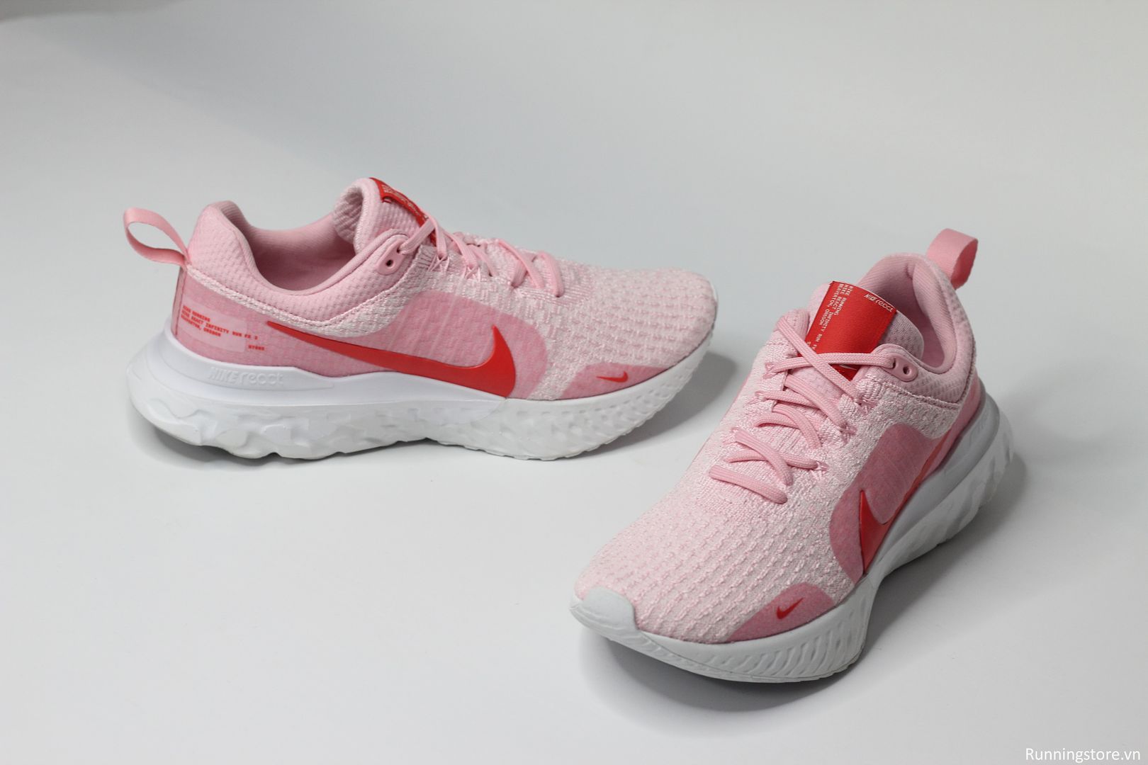 Nike React Infinity 3 W- Medium Soft Pink- DZ3016-600