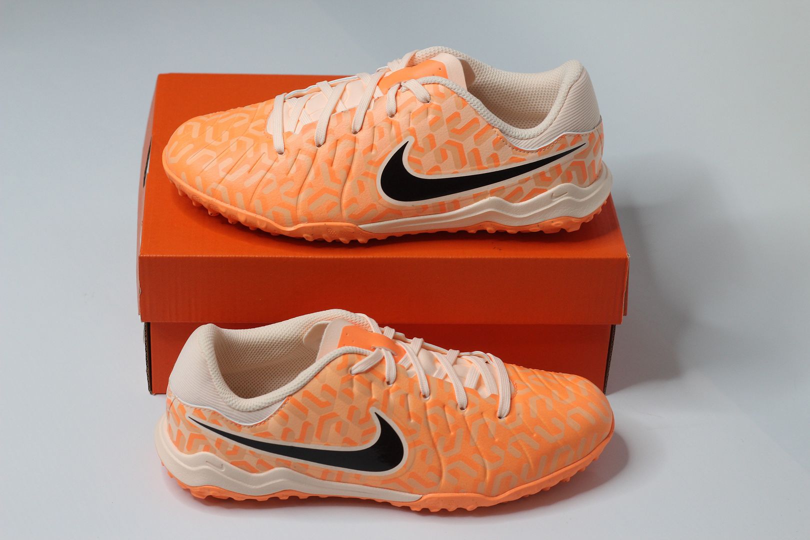 Nike Tiempo Legend 10 Academy TF Jr màu cam trắng DZ3187-800