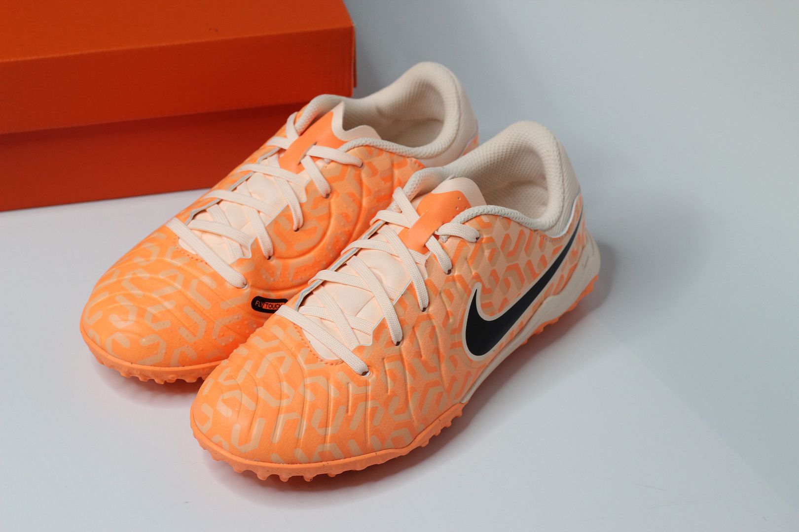 Nike Tiempo Legend 10 Academy TF Jr màu cam trắng DZ3187-800