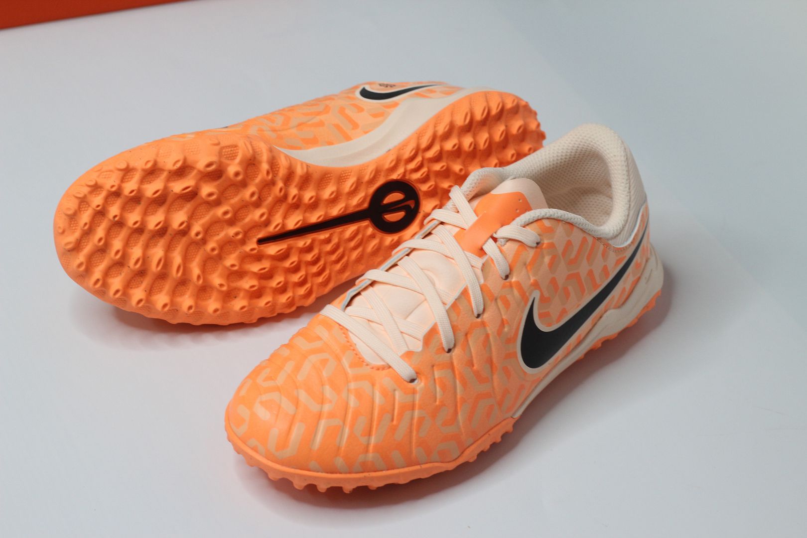 Nike Tiempo Legend 10 Academy TF Jr màu cam trắng DZ3187-800
