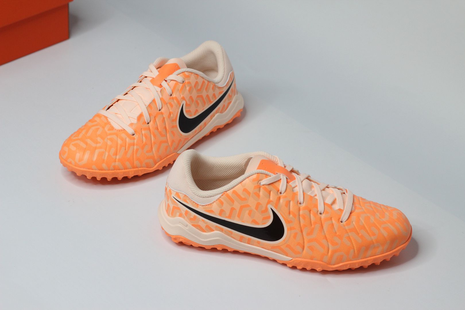 Nike Tiempo Legend 10 Academy TF Jr màu cam trắng DZ3187-800