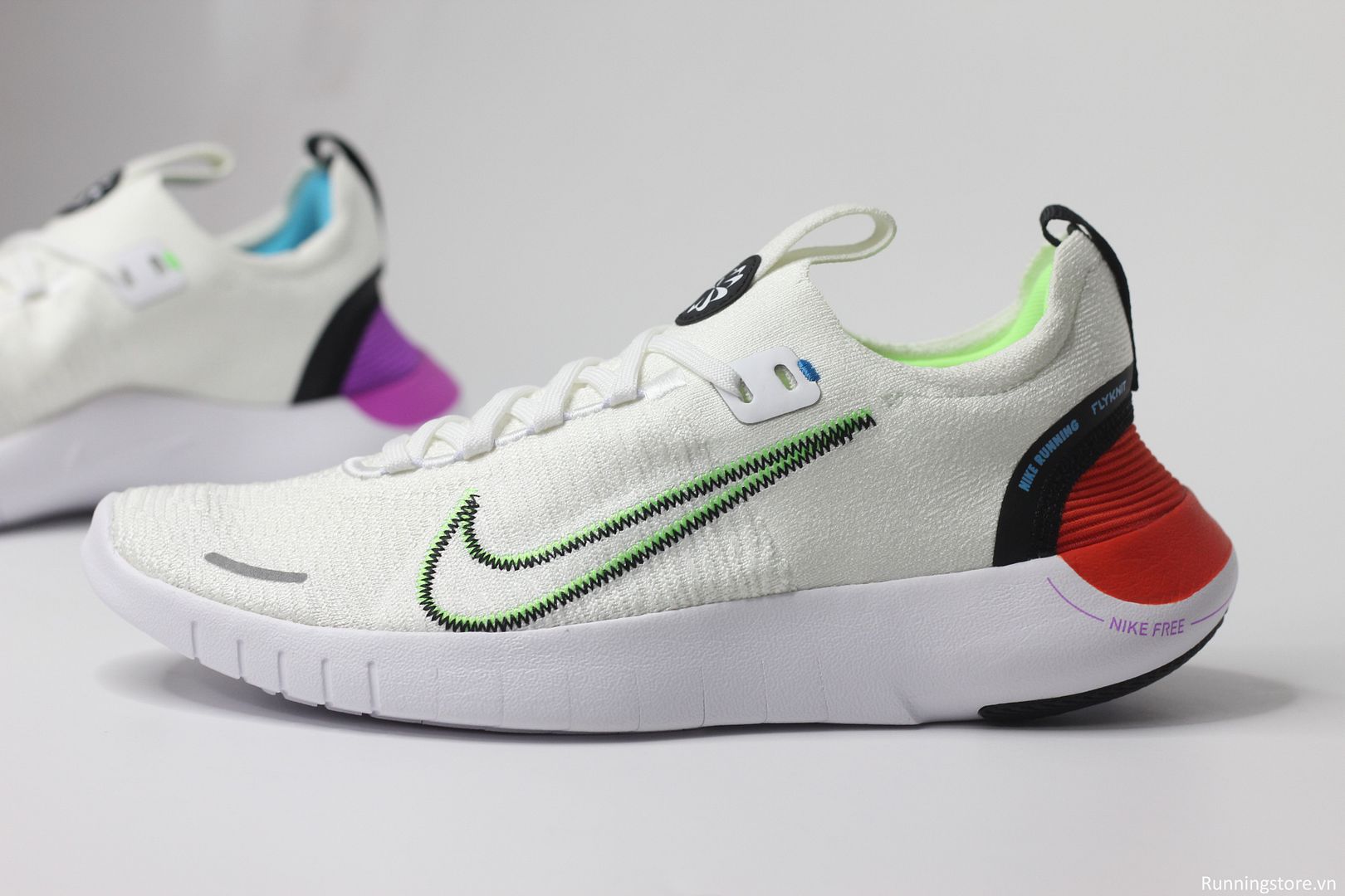 Nike Free RN Next Nature SE - White/ Picante Red/ Fuchsia Dream/ Black - FJ1056-100 