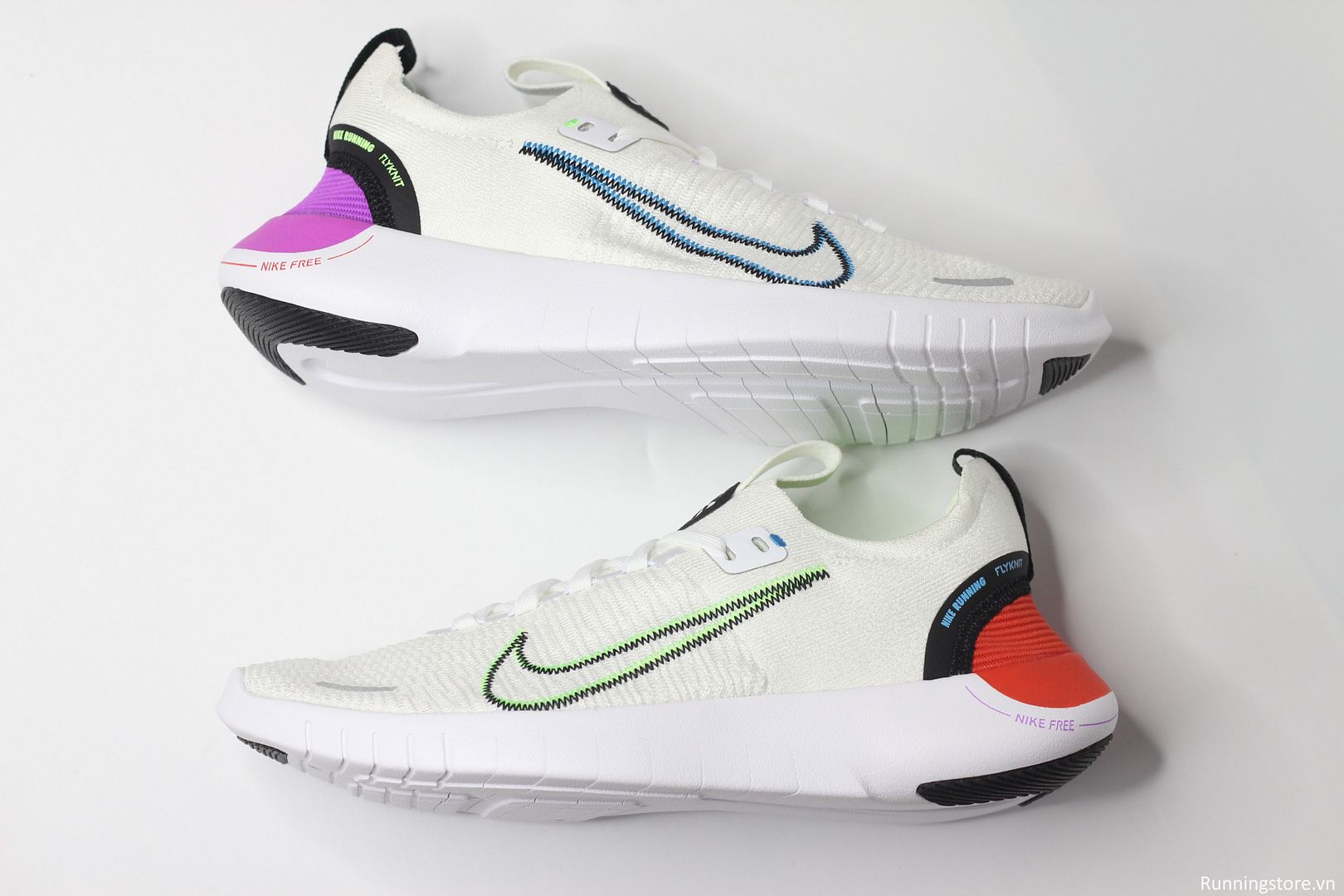 Nike Free RN Next Nature SE - White/ Picante Red/ Fuchsia Dream/ Black - FJ1056-100 