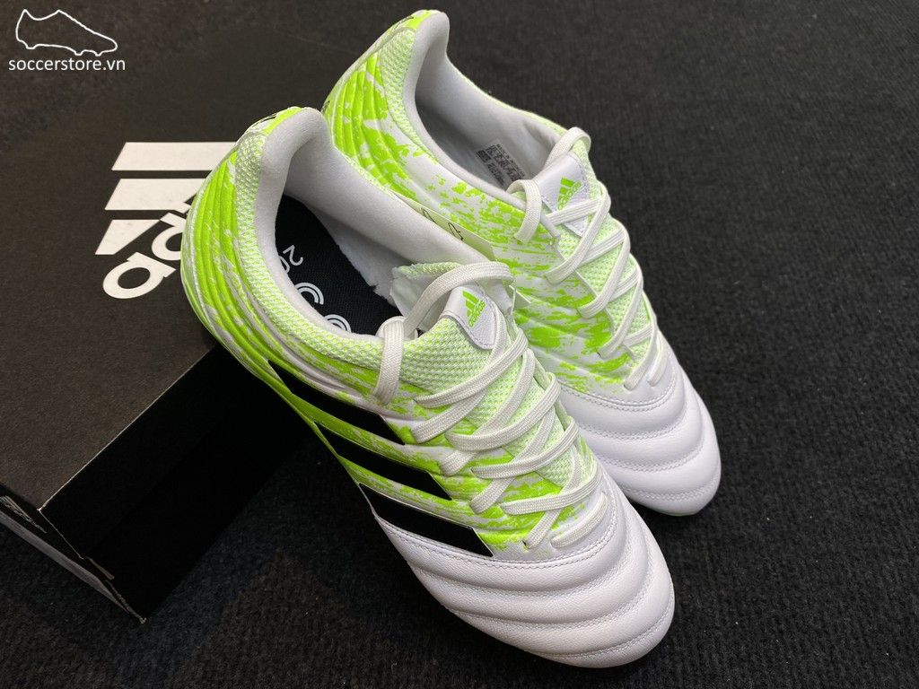 Adidas Copa 20.3 AG/MG Uniforia - White/ Core Black/ Signal Green G28531