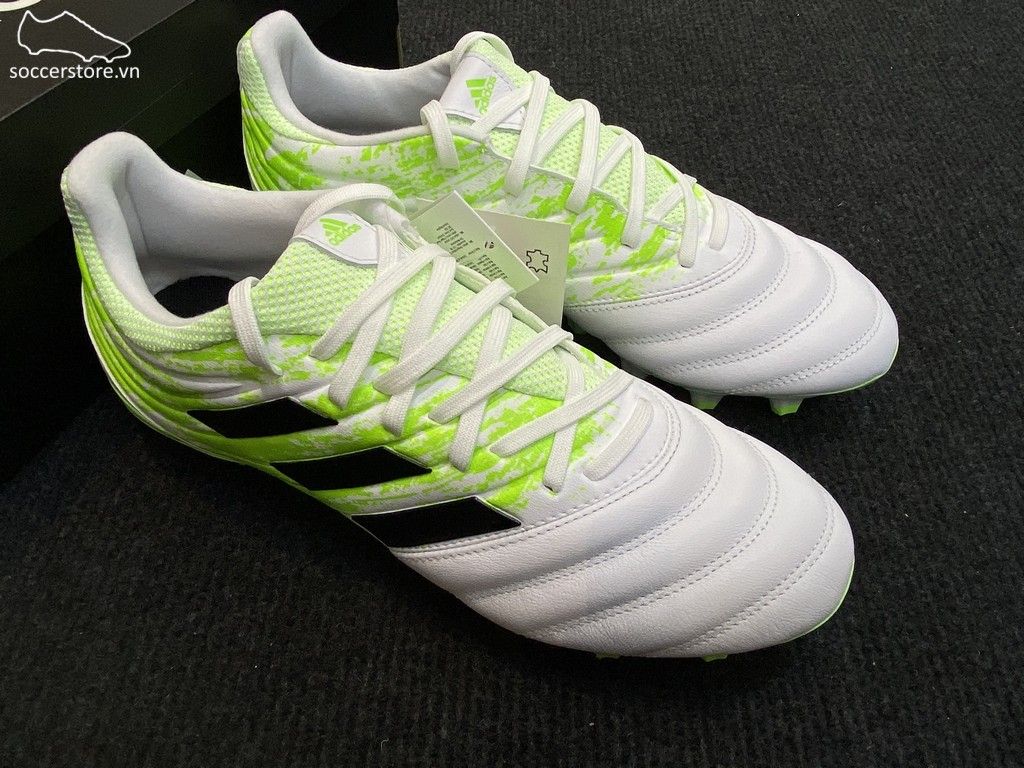 Adidas Copa 20.3 AG/MG Uniforia - White/ Core Black/ Signal Green G28531