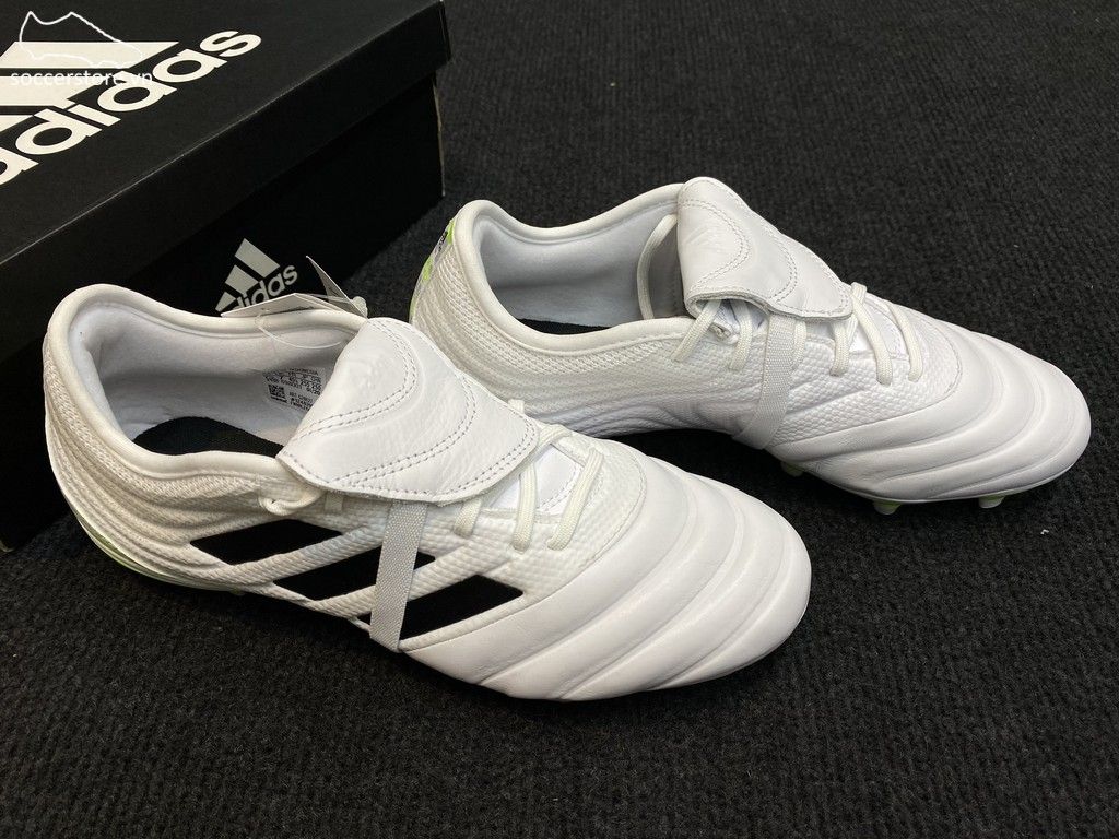 Adidas Copa Gloro 20.2 FG Uniforia- White/ Core Black/ Signal Green G28627