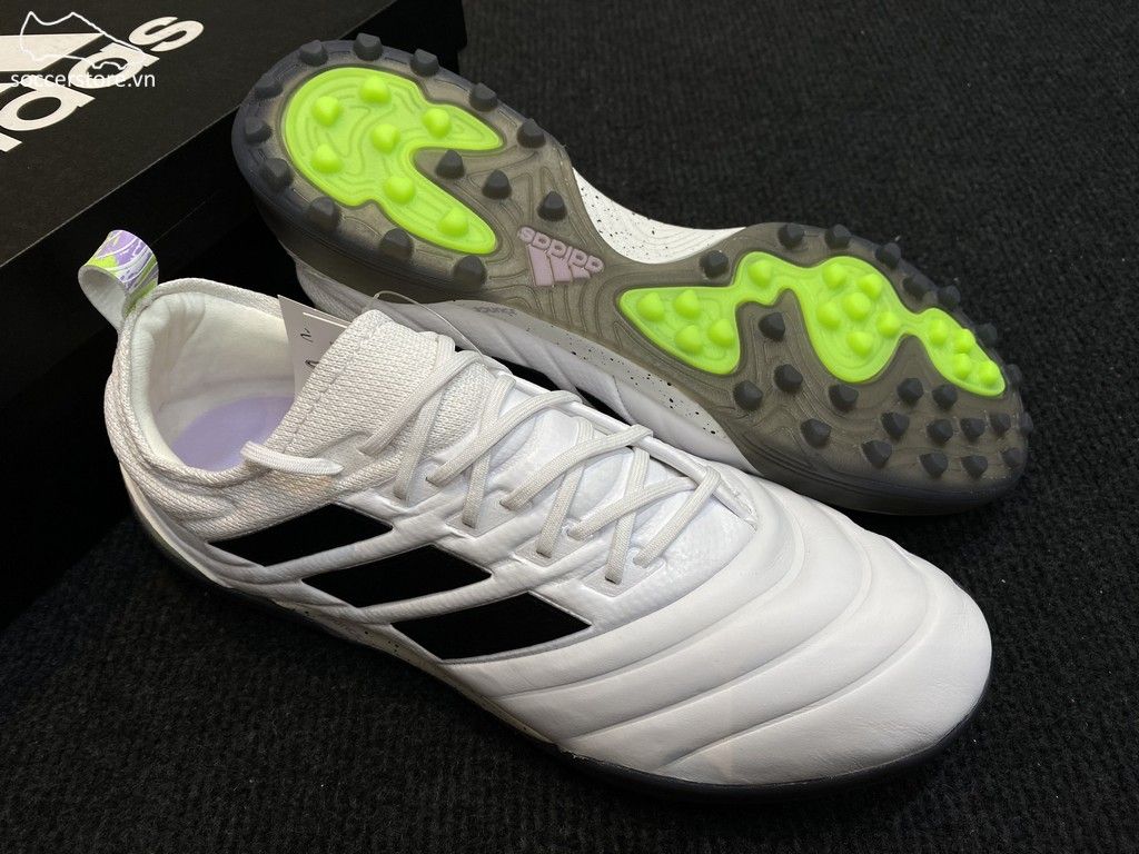 Adidas Copa 20.1 TF Uniforia- White/ Core Black/ Signal Green G28635