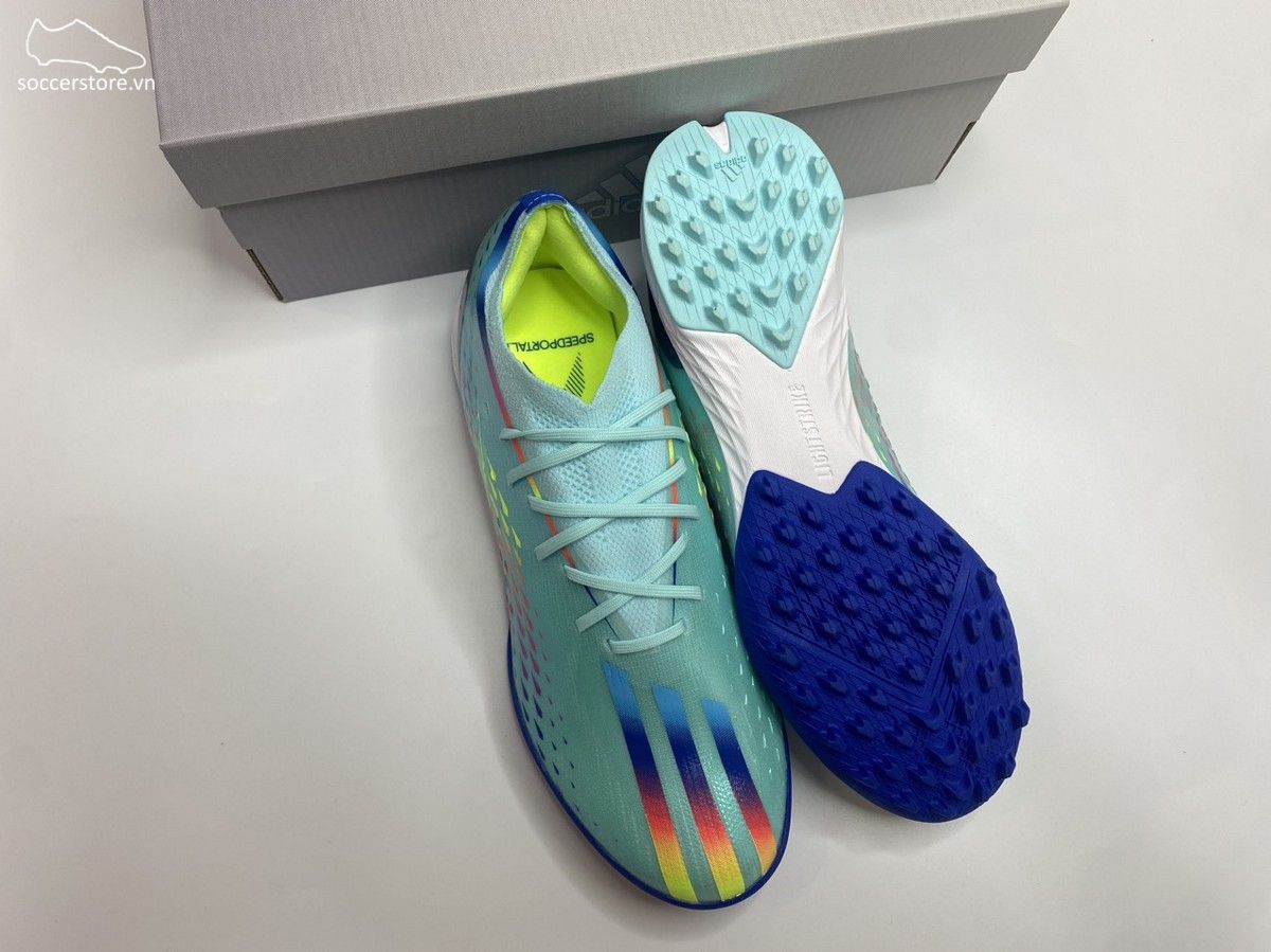 Adidas X Speedportal .1 TF Al Rihla World Cup 22 màu xanh ngọc - GW8972