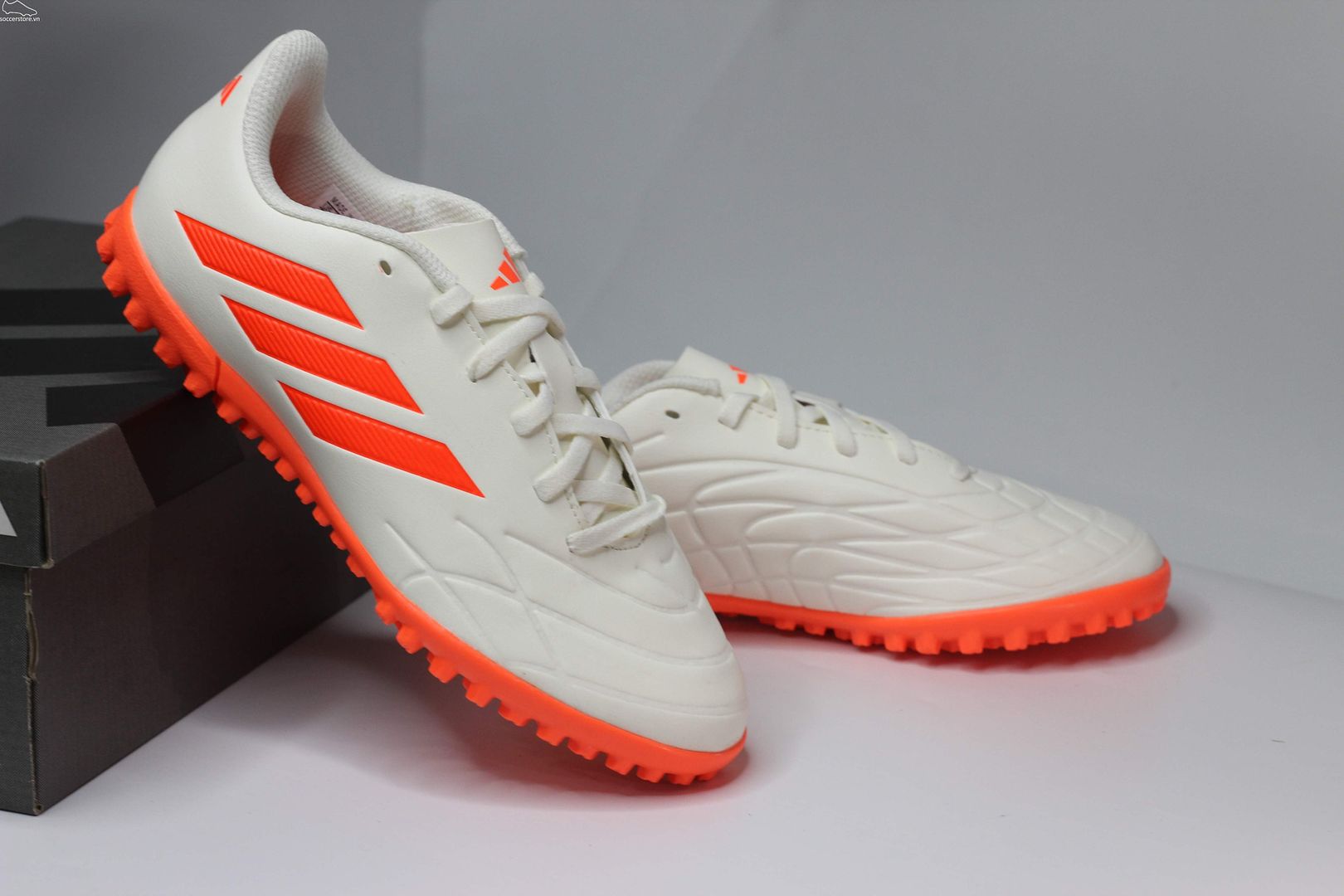 Adidas Copa Pure .4 TF Junior Heatspawn pack màu trắng ngà GY9043
