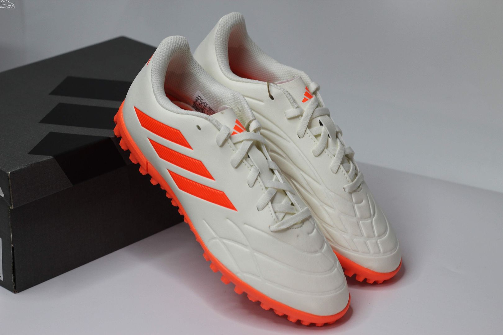 Adidas Copa Pure .4 TF Junior Heatspawn pack màu trắng ngà GY9043
