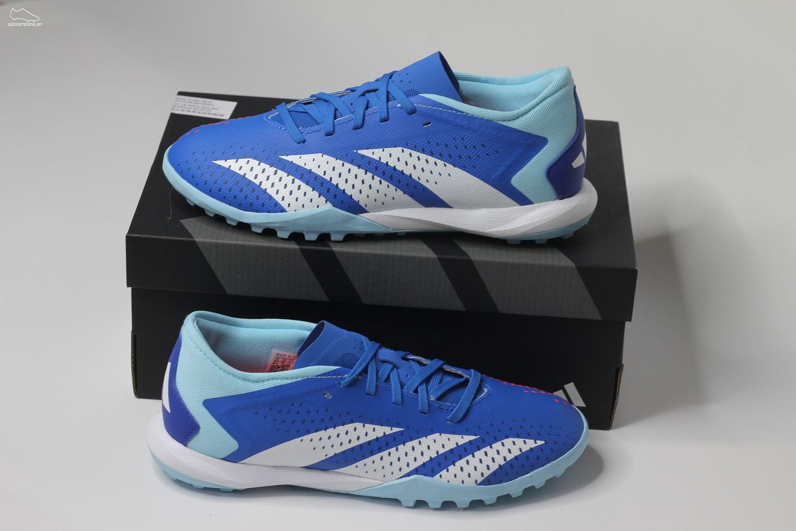 Adidas Predator Accuracy .3 L TF Marine Rush pack màu xanh trắng GZ0002