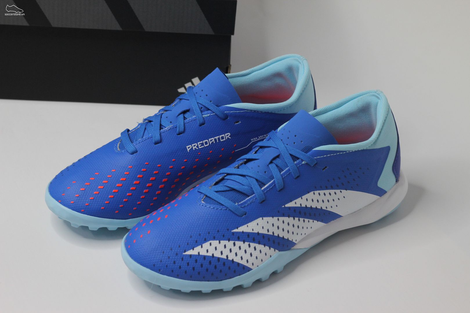 Adidas Predator Accuracy .3 L TF Marine Rush pack màu xanh trắng GZ0002