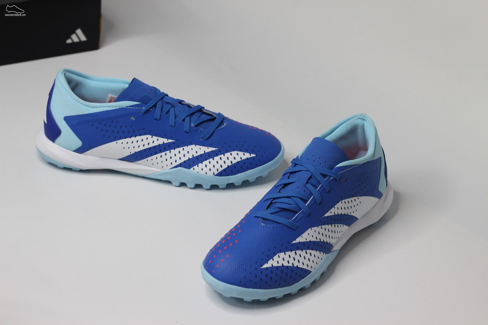 Adidas Predator Accuracy .3 L TF Marine Rush pack màu xanh trắng GZ0002