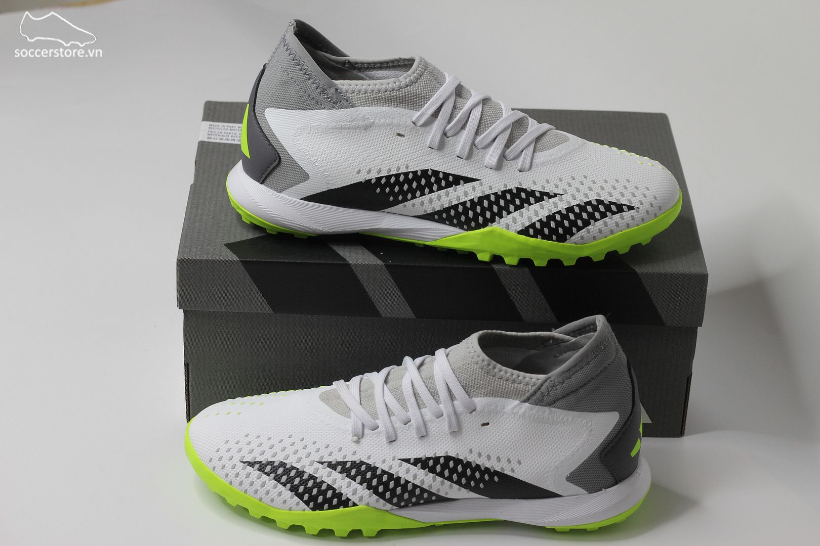 Adidas Predator Accuracy .3 TF Crazyrush pack màu trắng đế xanh GZ0004
